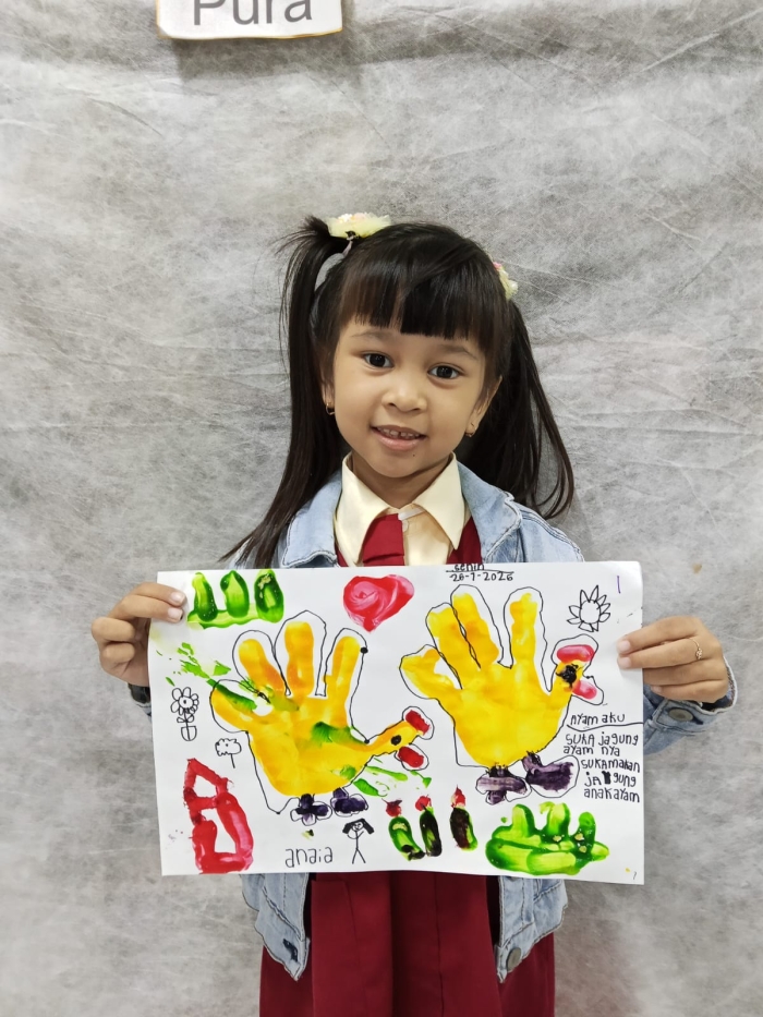 FINGER PAINTINGKU KEREN KAN..?